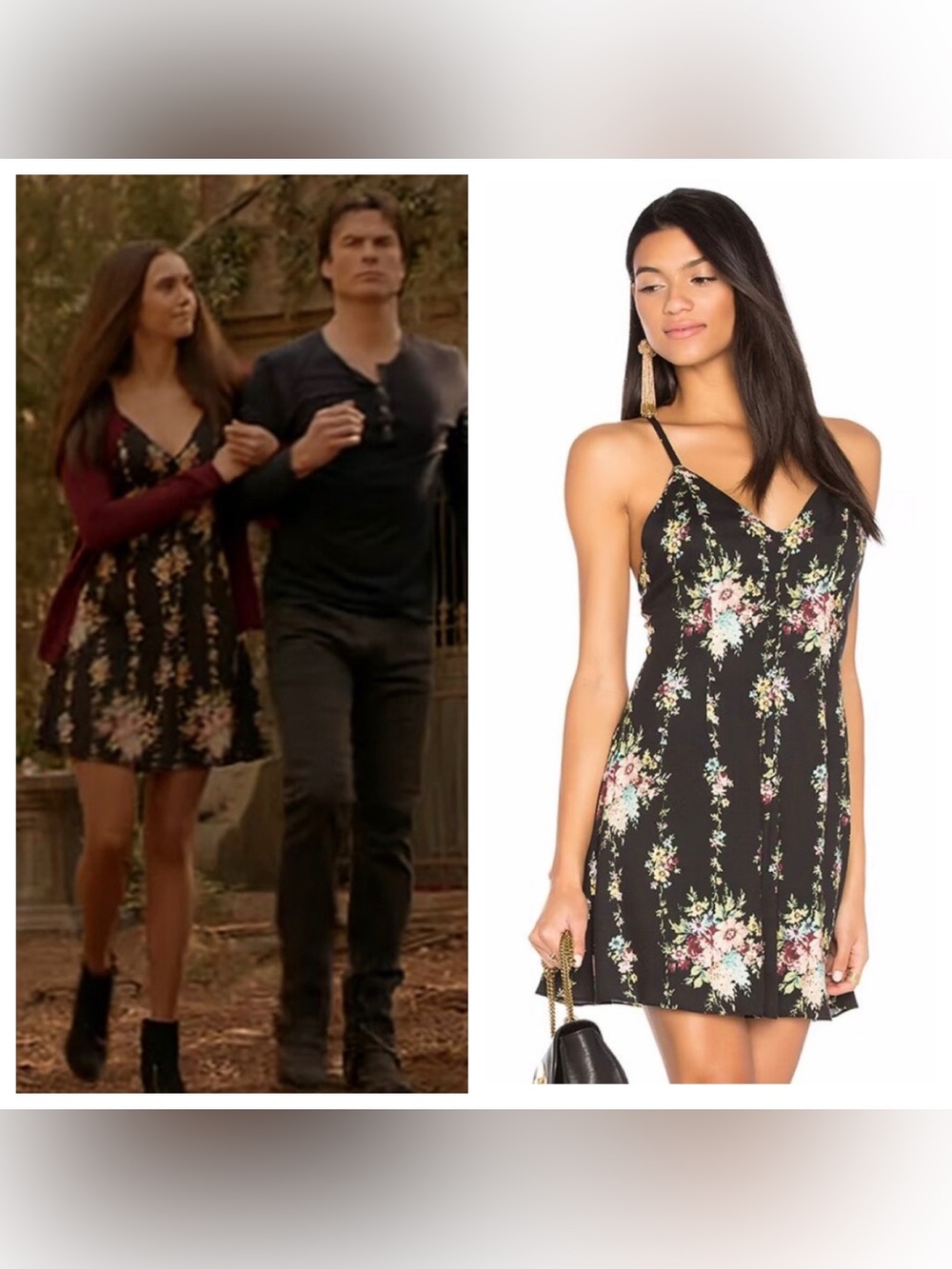 Alice + Olivia Alves Floral Dress Elena Gilbert 2